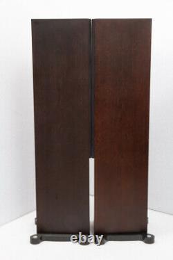 Tannoy Revolution DC6T SE floorstanding speakers Expresso finish