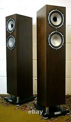 Tannoy Revolution XT6F Floorstanding Speakers in Dark Walnut Preowned