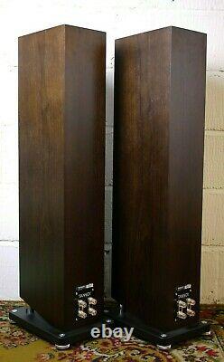 Tannoy Revolution XT6F Floorstanding Speakers in Dark Walnut Preowned