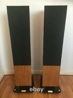 Tannoy Revolution XT6F Medium Oak Floor standing Speakers What Hi-Fi 5 Stars