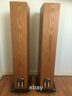 Tannoy Revolution XT6F Medium Oak Floor standing Speakers What Hi-Fi 5 Stars