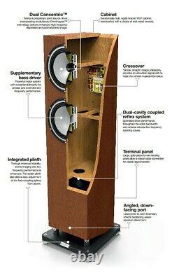 Tannoy Revolution XT6F Medium Oak Floor standing Speakers What Hi-Fi 5 Stars