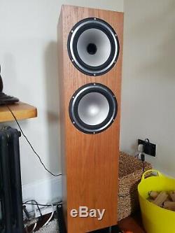 Tannoy Revolution XT8F Floor Standing Speakers medium oak