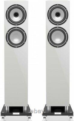 Tannoy Revolution XT 6F Speakers Pair WHITE Tower Home Floor Standing