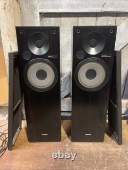 Technics SB-T10 Speakers Linear Phase System Floor Standing Black 8 Ohms 50w RMS