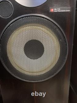 Technics SB-T10 Speakers Linear Phase System Floor Standing Black 8 Ohms 50w RMS