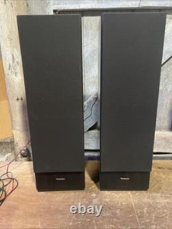 Technics SB-T10 Speakers Linear Phase System Floor Standing Black 8 Ohms 50w RMS