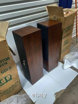The Audio Monitor Fourteen MK II Gold Floorstanding Speakers Original Box