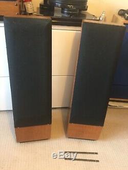 Thiel Audio CS 1.2 floor standing speakers vintage rare Very Nice Condition