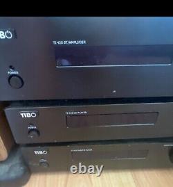 Tibo hifi 5 piece set floor standing speakers amplifier cd player fm dab turner