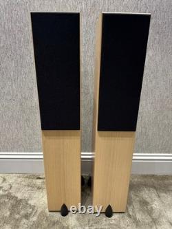 Totem Acoustic Bison Twin Tower Floorstanding Speaker Pair White Oak
