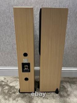 Totem Acoustic Bison Twin Tower Floorstanding Speaker Pair White Oak