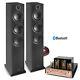 Tower Sound System with Floor Standing Speakers and HiFi Valve Amplifier SHF80B