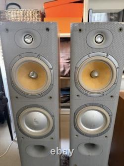 Two Bowers & Wilkins DM603 S3 2.0 Floorstanding Speakers Pair Wired 150W 8 Ohm