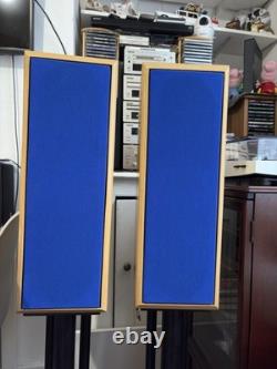 Unique Handmade Oak Floorstanding Speakers + Custom Tripod Stands +Copper Wiring