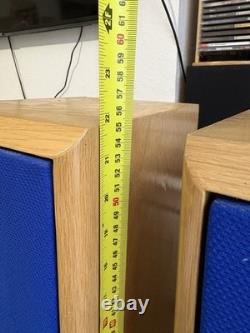 Unique Handmade Oak Floorstanding Speakers + Custom Tripod Stands +Copper Wiring