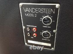 Vandersteen 2CI Speakers With Vandersteen Bases