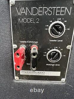 Vandersteen Model 2 Floor Stand Speakers 4 driver/Three way speakers