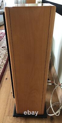 Vienna Acoustics Bach Floor Standing Hi Fi speakers pair spiked bases Cherry EX