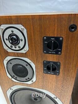 Vintage 1970s YAMAHA NS-690 Speaker Pair Floor Standing Audiophile Speakers HiFi