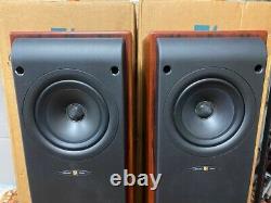 Vintage 1990s KEF Reference Model One Rosewood Floorstanding Speakers with Boxes