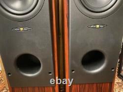 Vintage 1990s KEF Reference Model One Rosewood Floorstanding Speakers with Boxes