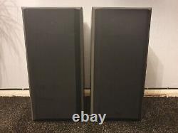 Vintage B &W Floor Standing Speakers. Model DM560 Bowers Wilkins. Made In Uk