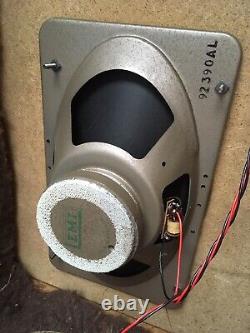 Vintage Emi Research Floor Standing Speakers 92390AL Elliptical Alnico RS Repaue