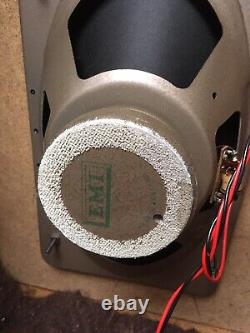 Vintage Emi Research Floor Standing Speakers 92390AL Elliptical Alnico RS Repaue