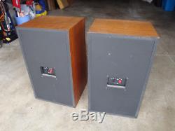 Vintage JBL L112 Floor Standing Hi-Fi Tower Home Audiophile Speakers With Stands