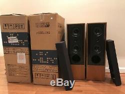 Vintage KEF 104/2 Floorstanding Stereo Speakers Exc. Cond. With Boxes. Work Great