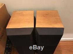 Vintage KEF 104/2 Floorstanding Stereo Speakers Exc. Cond. With Boxes. Work Great