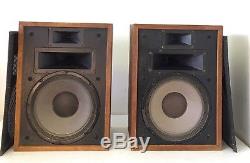 Vintage Klipsch Heresy II 3 Way 12 Floorstanding Loudspeakers Consecutive SN#