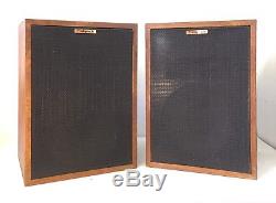 Vintage Klipsch Heresy II 3 Way 12 Floorstanding Loudspeakers Consecutive SN#