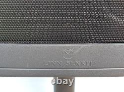 Vintage Linn Sekrit 80w Speakers in Black Bi-Wired Floor Stands with Cables