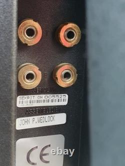 Vintage Linn Sekrit 80w Speakers in Black Bi-Wired Floor Stands with Cables