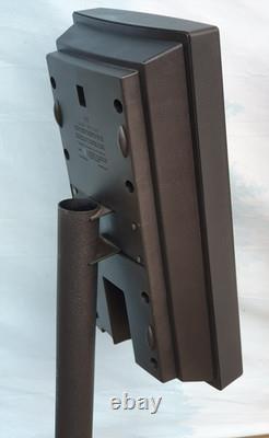 Vintage Linn Sekrit 80w Speakers in Black Bi-Wired Floor Stands with Cables