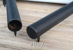 Vintage Linn Sekrit 80w Speakers in Black Bi-Wired Floor Stands with Cables