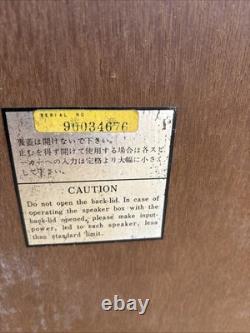 Vintage SANSUI SP-1500 Speakers 3 Way floor standing wooden speaker 2 of them