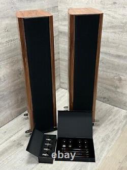 Wharfedale Aura 3 Floorstanding Speakers Walnut, Ex-demo (small scratch)