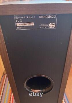 Wharfedale Diamond 12.3 Floorstanding Single Speaker Brown, SEE DESCRIPTION
