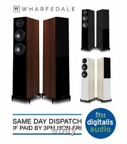 Wharfedale Diamond 12.3 Floorstanding Speakers Black, Light Oak or Walnut