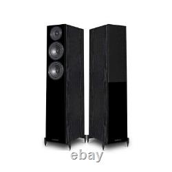 Wharfedale Diamond 12.3 Floorstanding Speakers Black, Light Oak or Walnut