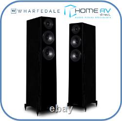 Wharfedale Diamond 12.3 Floorstanding Speakers Black Oak