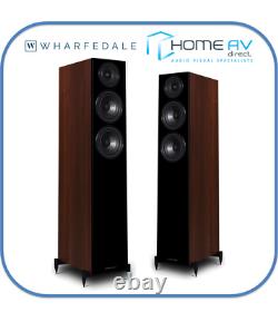 Wharfedale Diamond 12.3 Floorstanding Speakers Walnut