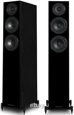 Wharfedale Diamond 12.3 Speakers Black Pair Floorstanding Loudspeakers