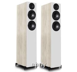 Wharfedale Diamond 12.4 Floorstanding Speakers Light Oak