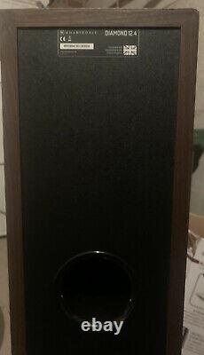 Wharfedale Diamond 12.4 Speakers Walnut Pair Floorstanding COLLECTION ONLY
