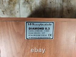 Wharfedale Diamond 8.3 Series Speakers x 2 Floor standing Classic wooden 100W