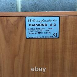 Wharfedale Diamond 8.3 Speakers x 2 Floor standing Classic wooden 100W